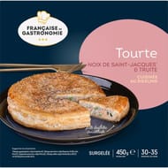 Fdg tourte noix de st jacques truite riesling 450g
