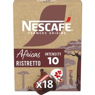 Nescafé farmers origins capsules africas intensité 10 18 capsules