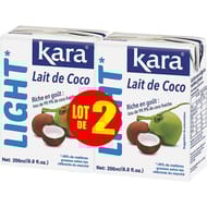 Kara lait de coco light 2x200ml
