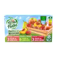 Pom'potes compotes gourdes multivariétés de nos régions 12x90g - 1080g