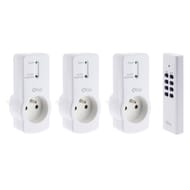 Otio pack de 3 prises télécommandées avec télécommande