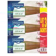 Delpierre harengs fumés sans arêtes -25% de sel 510g