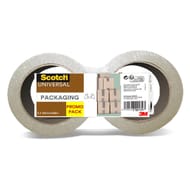 Lot de 2 emballages polypropylene 100mx48mm scotch en barquette