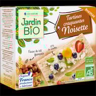 Jardin bio étic tartines craquantes noisettes bio 150g