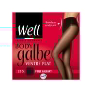 Collant ventre plat body galbe Well NOIR T4