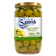 Samia olives vertes dénoyautées 300g