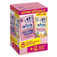 Alsa levure chimique & sucre vanille 178g