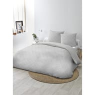 Parure housse de couette 260x240cm + 2 taies 63x63cm tufte petits losanges