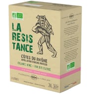 Vignerons de l'enclave la resistance bio rose bib 3l 12.5%vol