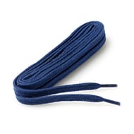 Lacet plat bleu jean 120cm De Clermont