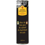 Maistres occitans bloc de foie gras de canard du sud-ouest mi-cuit 1kg