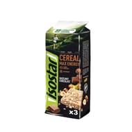 Isostar barres céréal max noisettes chocolat 3x55g 165g