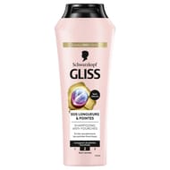 Gliss hair repair shampoing anti-fourches sos longueurs & pointes 250ml