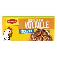 Maggi bouillon kub volaille degraisse x12 cubes 120g