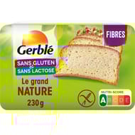 Gerblé pain de mie le grand nature sans gluten 230g