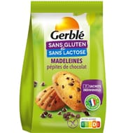 Gerble madeleines pépite de chocolat sans gluten 210g
