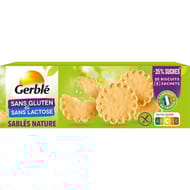 Gerblé sablés nature sans gluten et sans lactose 120g