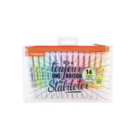 Stabilo trousse 4 surligneurs swing pastel 100% pastel