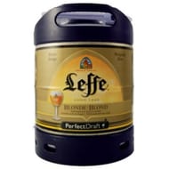 Leffe blonde perfect draft 6l fût 6.6%.vol