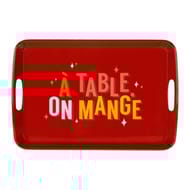 Plateau 46x31 melamine 30% melamine 70% uree 690gr shiny design motus