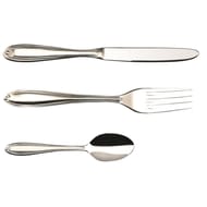 Tb collection lot de 3 pieces romane couteau + fourchette + cafe x48