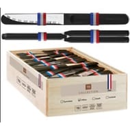Lot 3 couteaux steak microdentés