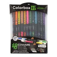 Colorbox xxl 12 crayons bicolores triangulaire + 12 feutre bic