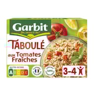 Garbit taboulé aux tomates fraiches menthe citron huile d'olive - plat cuisiné 3/4 personnes 525g