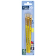 Lefranc & bourgeois lot de 3 brosses soie de porc n°8/10/12