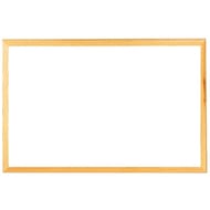 Tableau blanc 60x40cm cadre pin non magnetique