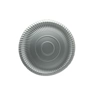 3 Plats en carton 32cm Argent