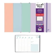 Agenda 150x210 16 mois 1s/2p blush quo vadis
