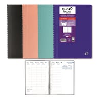 Agenda 160x240 16 mois 1s/2p kover book quo vadis