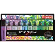 Stabilo 10 surligneurs boss original arty couleurs froides