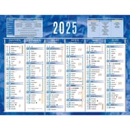 Calendrier 205 bleu