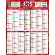 Calendrier 229 rouge