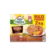 Isla Délice 25 burgers de poulet goût rôti halal 2kg