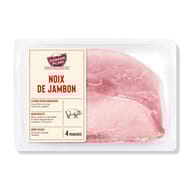 Noix de jambon nature 4 tranches 160g