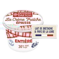 Paysan Breton la crème fraîche épaisse 30% mg 45cl