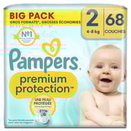 Pampers premium protection new baby couches big t2 x 68