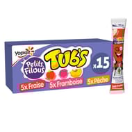 Petits filous tubs aromatisé panaché 15x37g
