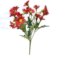 Bouquet de fleurs artificielles rouge 30 cm