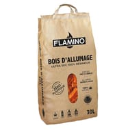 Flamino bois d'allumage sac kraft 30l