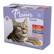 Les repas plaisir terrines pour chat adulte stérilisé 12x100g