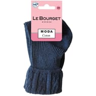 Socquettes unies revers fantaisies femme LE BOURGET JEAN 37/41