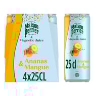Maison perrier & magnetic juice ananas mangue 4x25cl