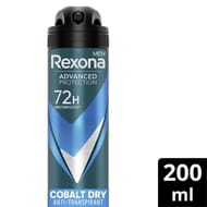 Rexona men deodorant homme spray anti-transpirant cobalt dry 200ml