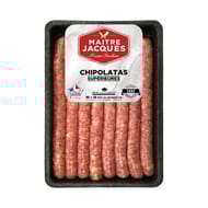 Chipolatas superieures x8 XL 640g Maitre Jacques