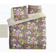 Parure housse de couette 260x240cm + 2 taies 63x63cm flora