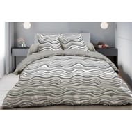 Parure housse de couette 200x200cm + 2 taies 63x63cm lucas